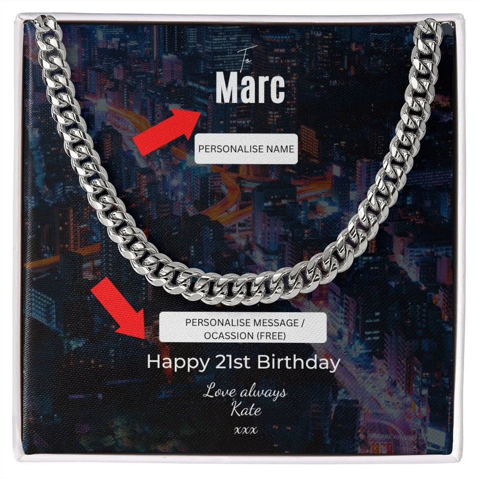 Flat weave Curb Chain