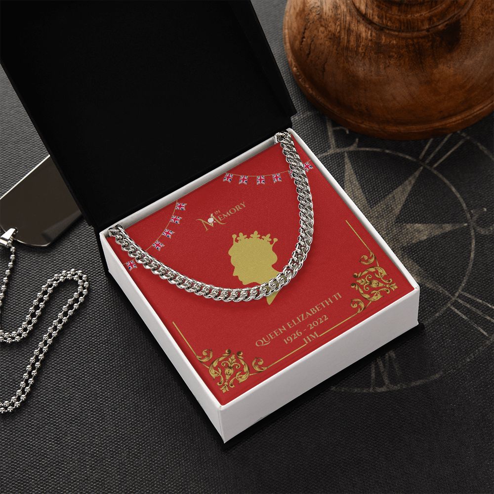 HM Queen Elizabeth II Keepsake Curb Chain