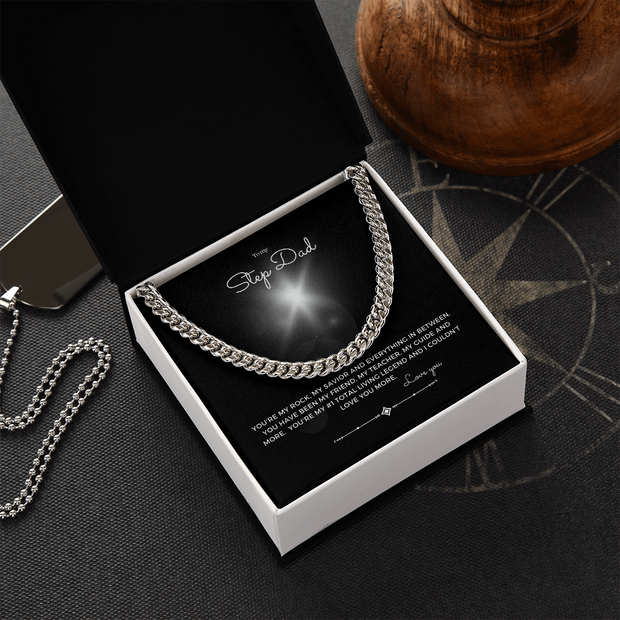 To my Step dad Cuban chain Gift