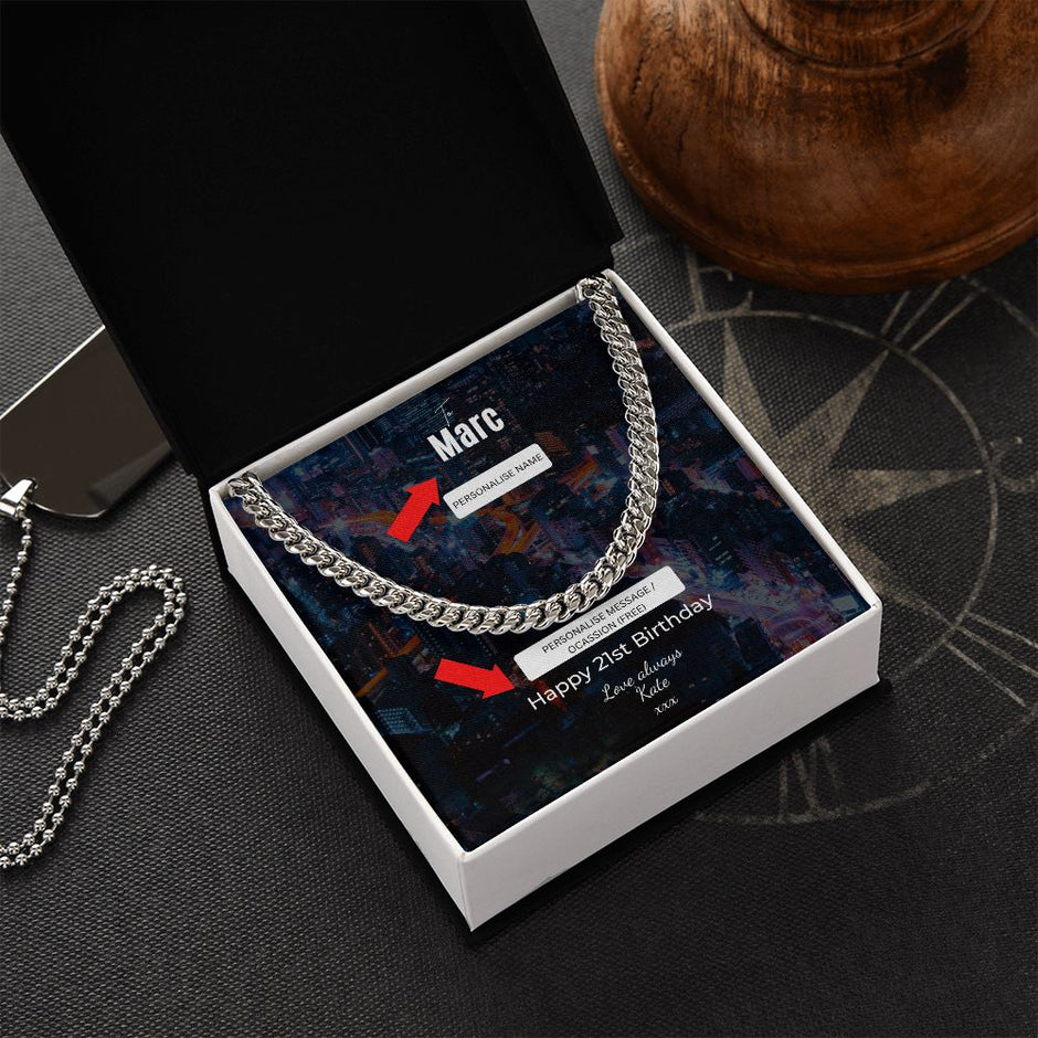 Flat weave Curb Chain