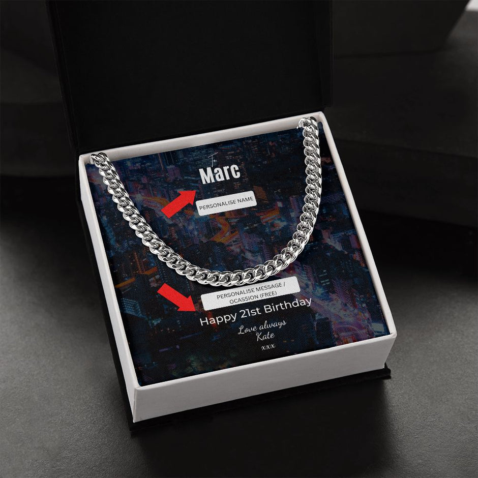 Flat weave Curb Chain