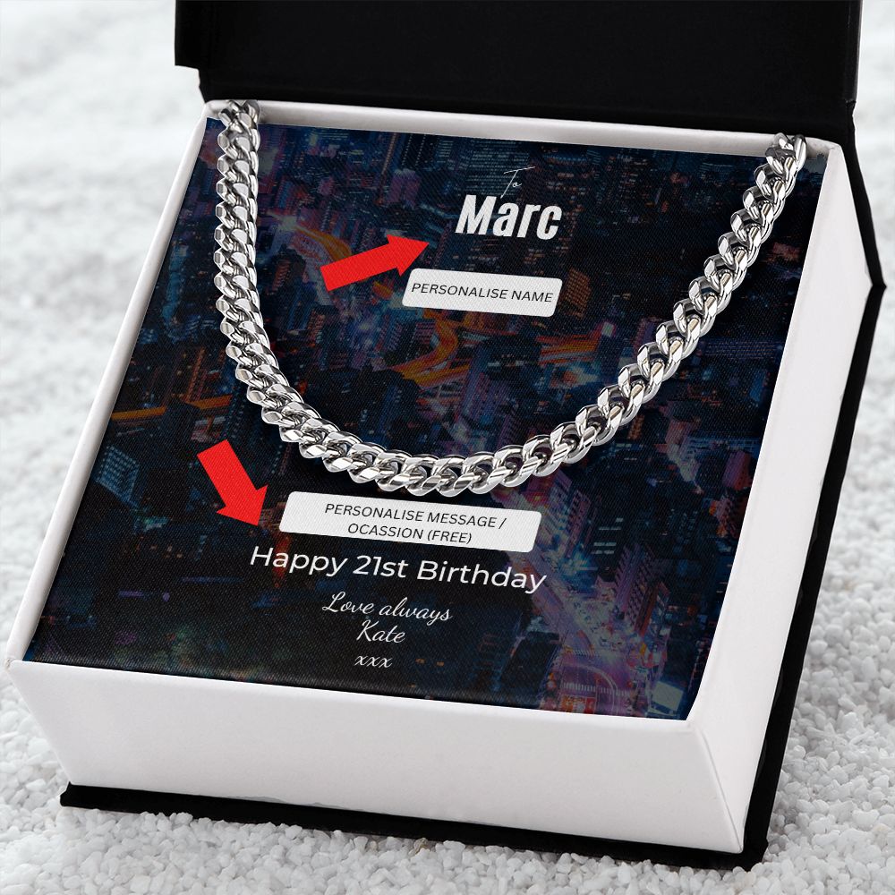 Flat weave Curb Chain