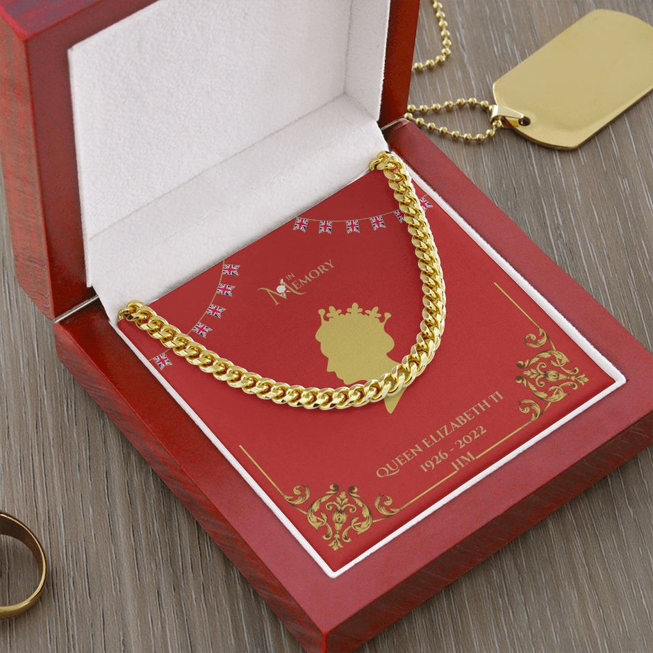 HM Queen Elizabeth II Keepsake Curb Chain
