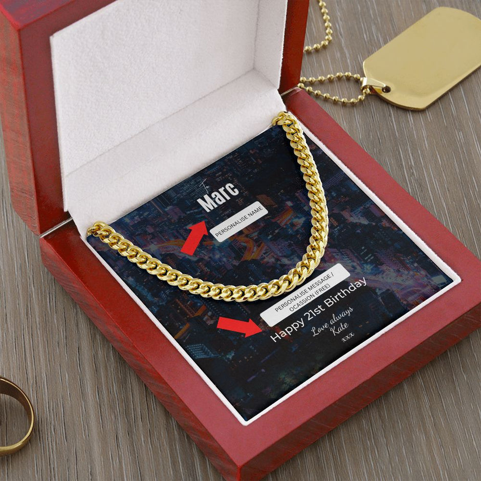 Flat weave Curb Chain