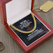 To our son 18th Curb Chain