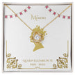 Our Royal HM Queen Elizabeth Memorial Gold Necklace Keepsake