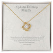 Mothers day Gift Message necklace