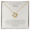 Mothers day gift message necklace