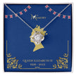 HM Queen Elizabeth Memorial 18K Gold Necklace