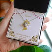 Our Royal HM Queen Elizabeth Memorial Gold Necklace Keepsake