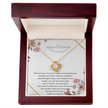 My Liberty Maid of Honor Gift Message necklace