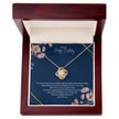 Happy Birthday Gift Message necklace