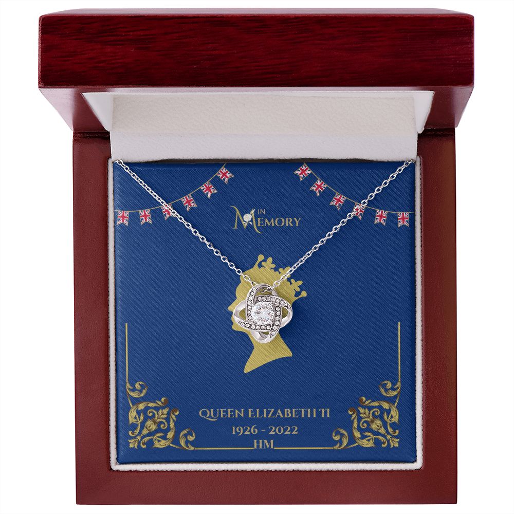 HM Queen Elizabeth Memorial 18K Gold Necklace