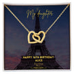 To My daughter in Paris, Birthday necklace