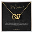 Girlfriend Gift Message Heart Necklace