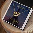 To My daughter in Paris, Birthday necklace