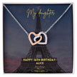 To My daughter in Paris, Birthday necklace