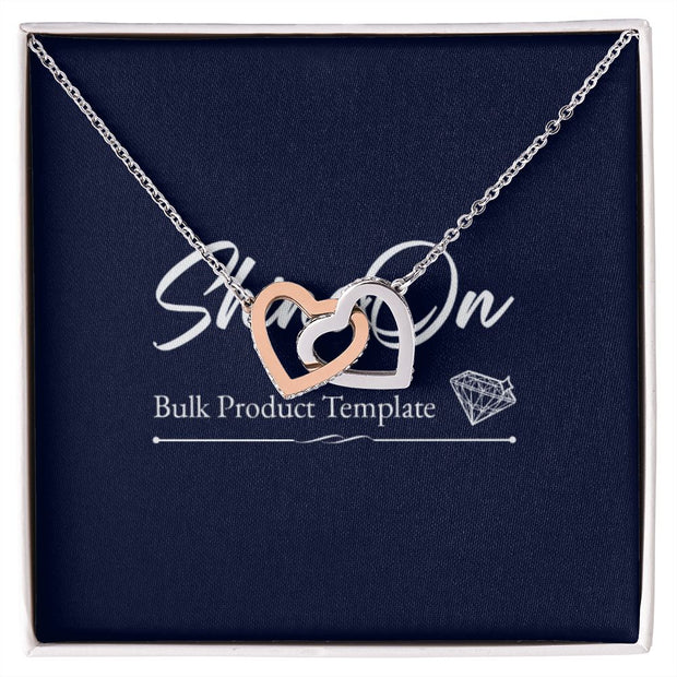 Girlfriend Gift Message Heart Necklace