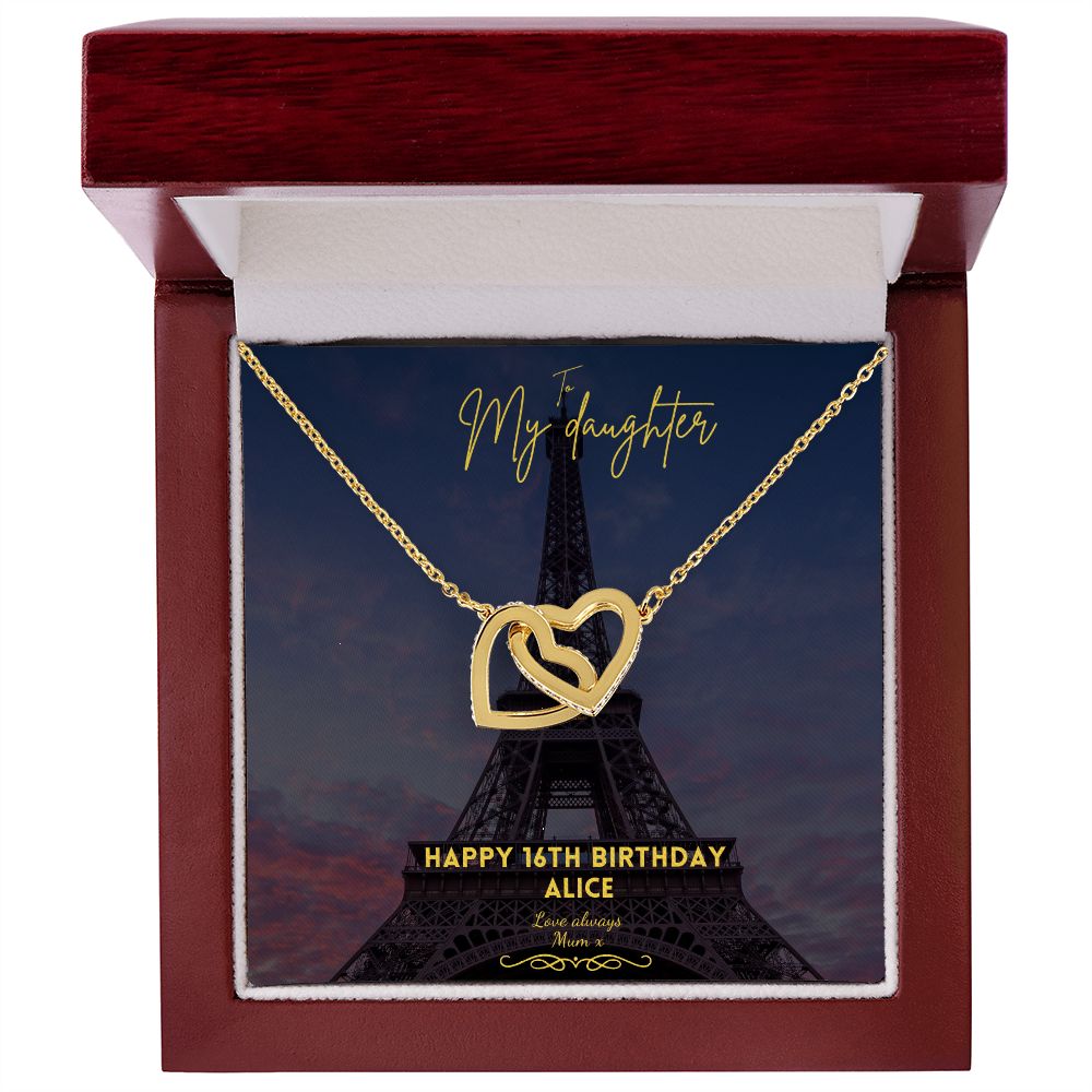To My daughter in Paris, Birthday necklace