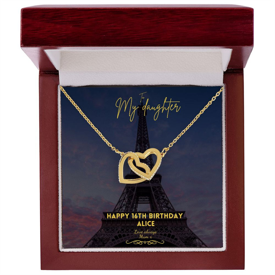 To My daughter in Paris, Birthday necklace
