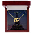 To My daughter in Paris, Birthday necklace