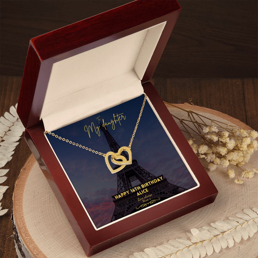 To My daughter in Paris, Birthday necklace