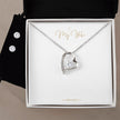 Romantic Gift Message Necklace and earring set for my wife