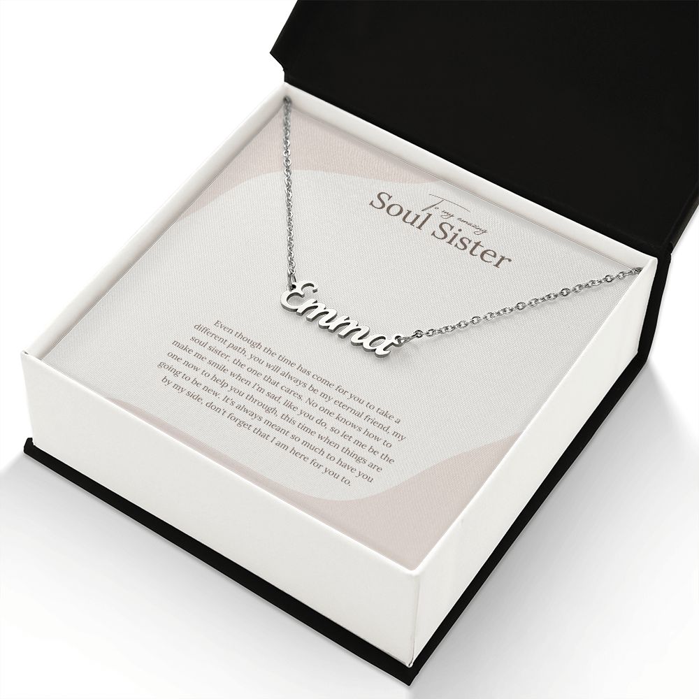 Custom named Soul Sister Necklace3