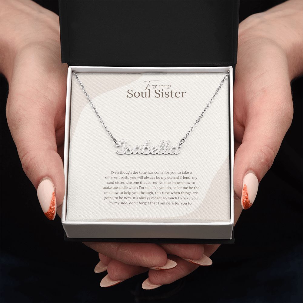 Custom named Soul Sister Necklace5
