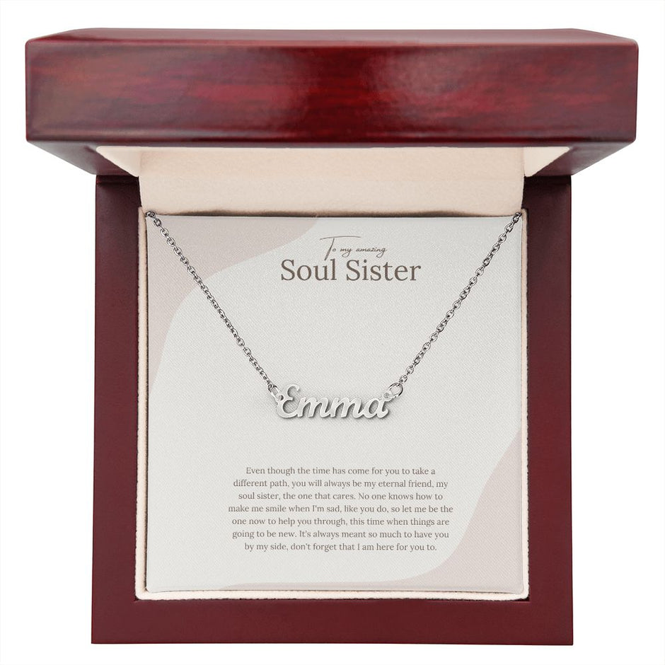 Custom named Soul Sister Necklace6