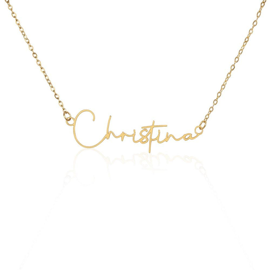 Her name necklace 