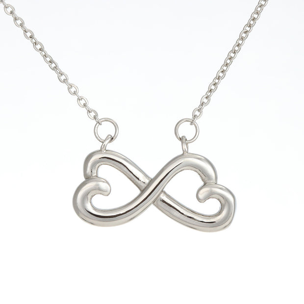 Infinity necklace for mum