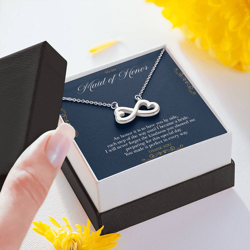 Gift message for Maid Of Honor necklace
