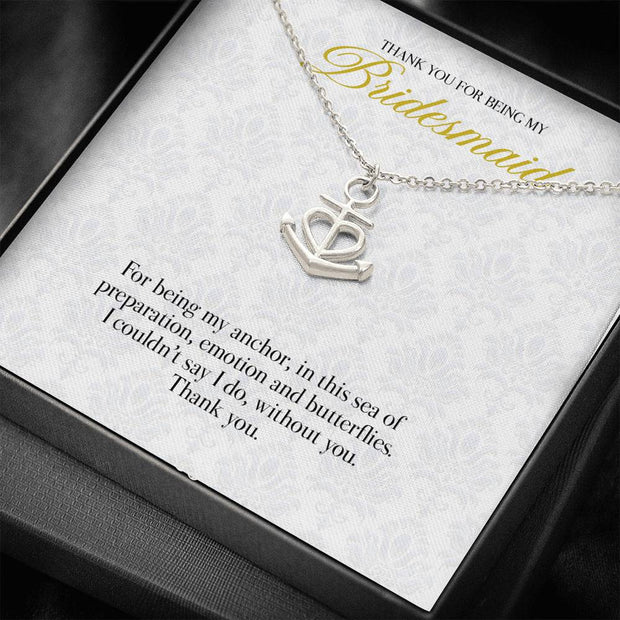 Gift message Bridesmaid pendant