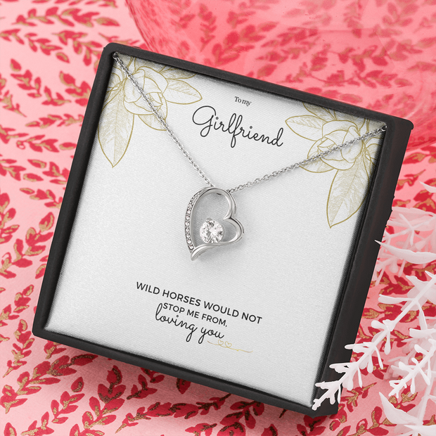 Valentine Girlfriend heart necklace