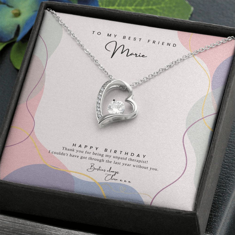 Best friend Heart pendant