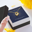 Gift Message necklace for 40th Birthday