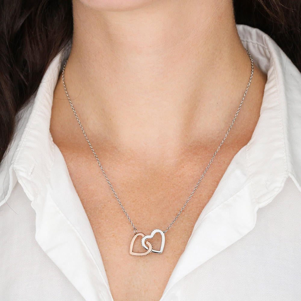 Forever fiance rose gold heart necklace1