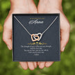 Gift Message necklace from husband to wife