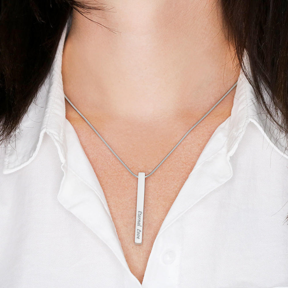Gift Message Necklace for daughter passing exams
