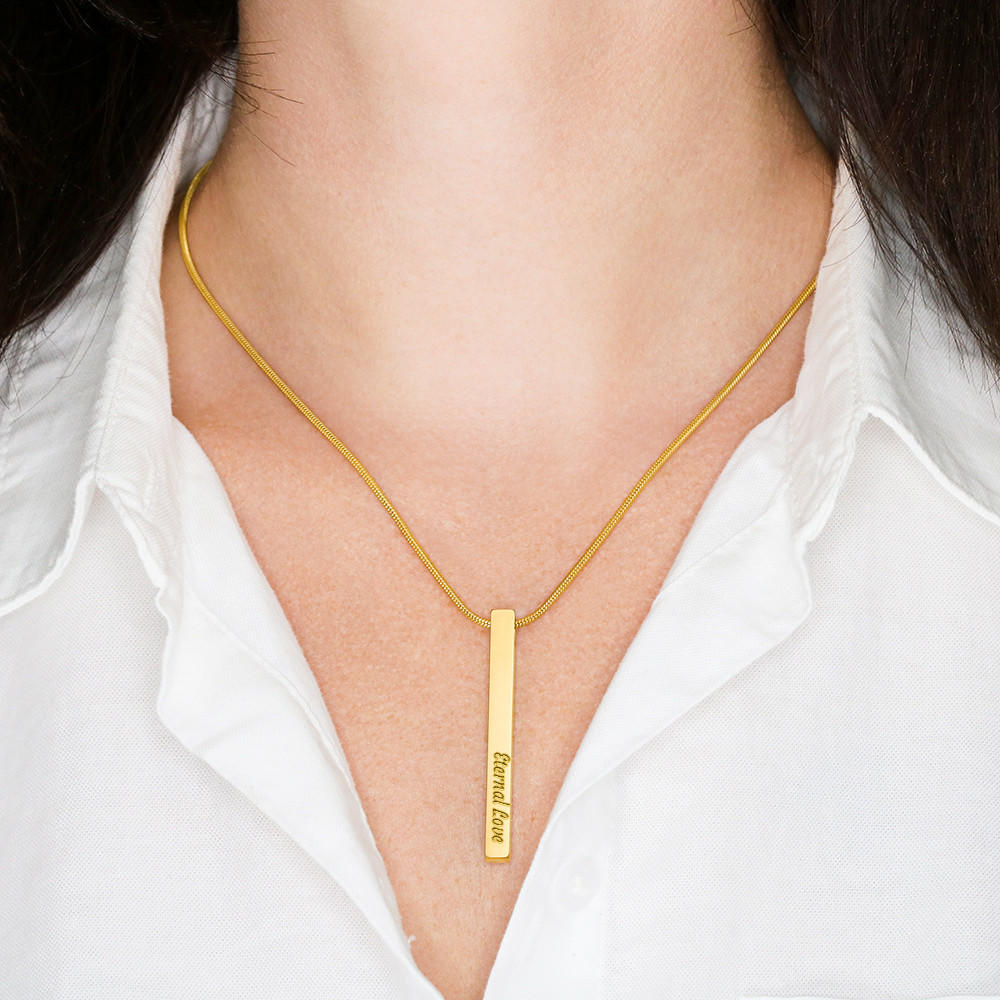 Gift Message Necklace for daughter passing exams