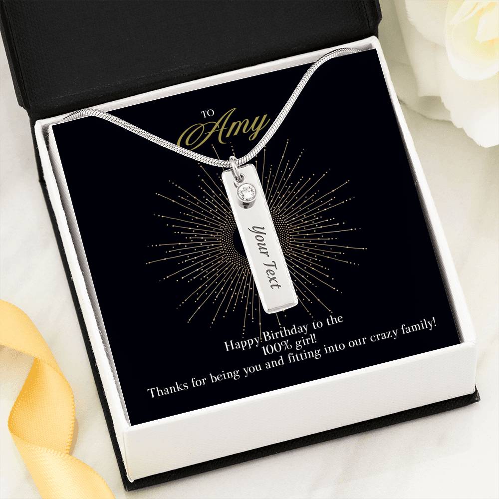 Gift message for sons girlfriend