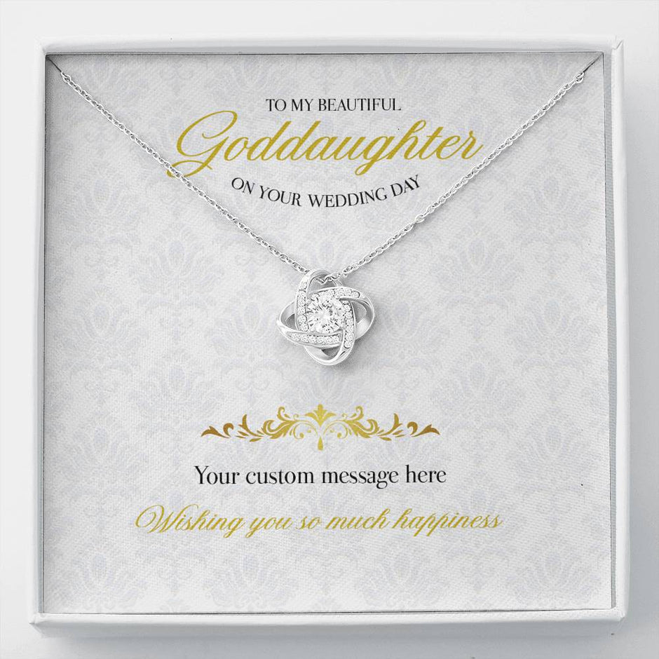 Personalized Goddaughter gift necklace