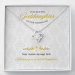 Personalized Goddaughter gift necklace