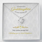 Personalized Goddaughter gift necklace