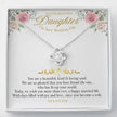 Gift Message White Wedding daughter