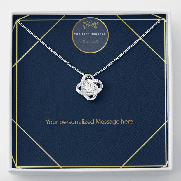 The Gift Message jewelled Love Knot