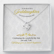 Gift Message necklace for Goddaughter
