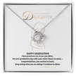 Midwife daughter Graduation Necklace gift