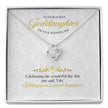 Gift Message necklace for Goddaughter